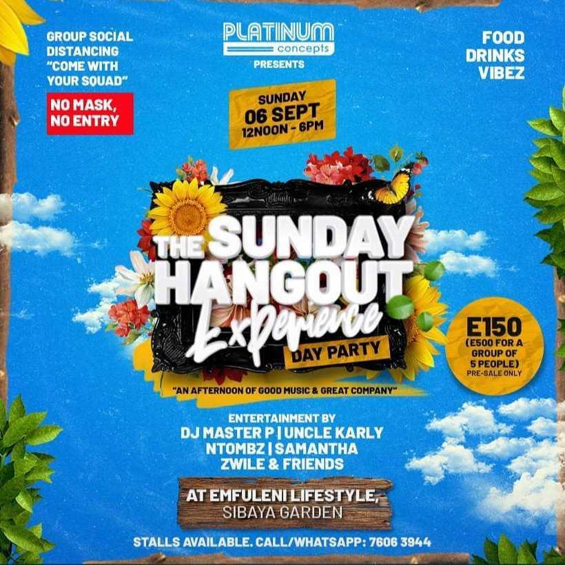 The Sunday Hangout Experience Pic